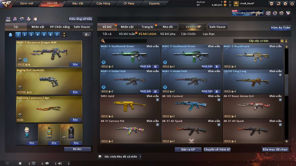 shop acc cf uy tin gia re